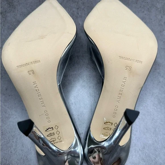 Good American “Cinderella” Glass Slipper Heels – Size 8.5 - Picture 4 of 6